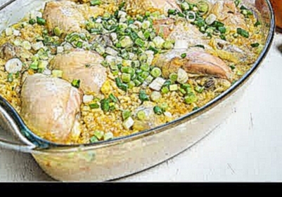 Курица с рисом в духовке 
