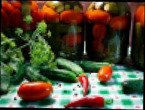 Маринованные огурцы с помидорами видео рецепт 