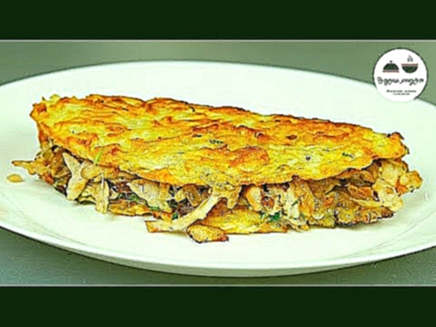 Драники с курицей  Необычный рецепт  ✔︎Картошка с мясом  Potato With Мeat 