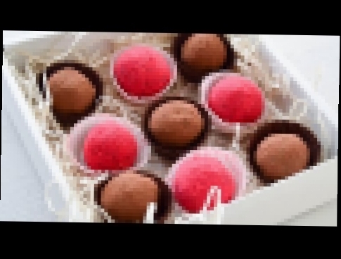 Трюфели ☆ Малиновые и шоколадные ☆ Chocolate truffles 