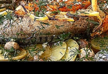 Скумбрия в Духовке и Вкусный Обед Готов:) | Roasted Mackerel with Vegetables 