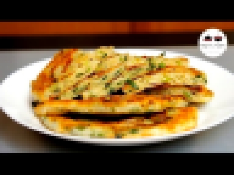 Хрустящие слоеные блинчики с зеленым луком Не откусите пальцы! Green Onion Pancakes 