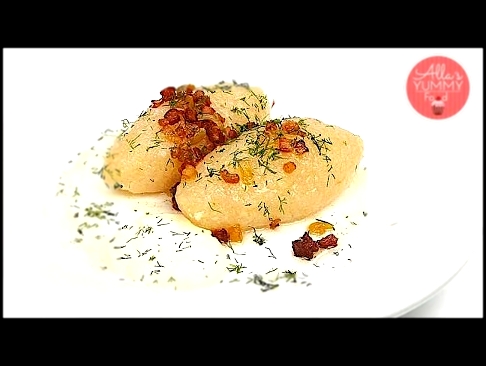 Potato Dumplings with Mushrooms | Lithuanian Cepelinai Zeppelin| Цепелины с грибами 