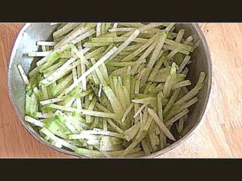 СОЧНЫЙ Салат из РЕДЬКИ зеленая редька салат  РЕЦЕПТ #11  jeniacook 