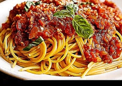 Как приготовить спагетти пасту с соусом "А-ля Болоньезе" простой рецепт 