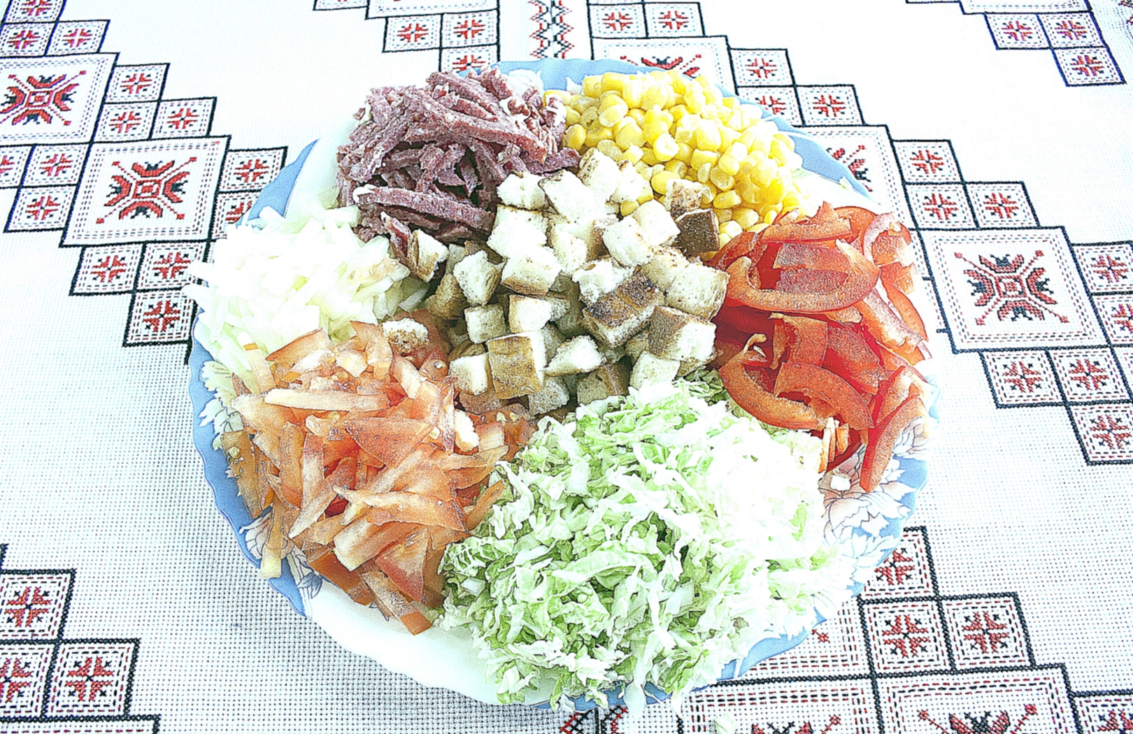 Легкие салаты.Приготовить может каждый) Простой и быстрый рецепт салата Легкий салат на кожен день ! 
