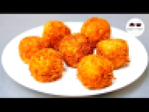 Шарики из картофельного пюре с ветчиной и сыром  ЛЕГКО! Easy Potato Balls With Cheese 