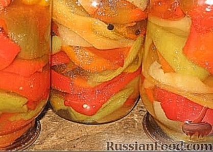 Консервация.Маринованный болгарский перец на зиму 