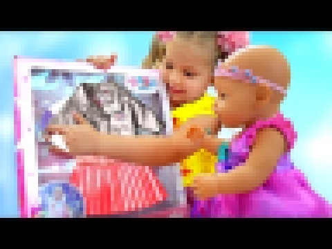 Диана как МАМА и новая Одежда для куклы Беби Бон - видеоклип на песню
