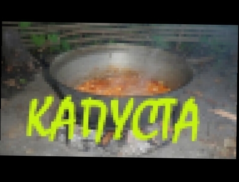 Тушеная капуста! Солянка! Жареная молодая картошка на костре! Готовим  на природе! 