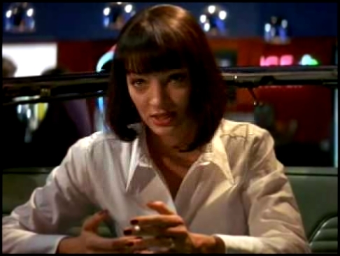 Pulp Fiction - the 'Jack Rabbit Slims' restaurant scene - видеоклип на песню