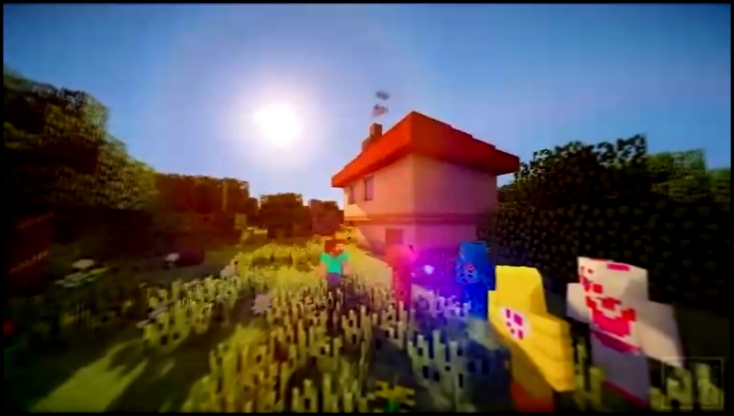ЕСЛИ БЫ ХЕРОБРИН ИГРАЛ В FNAF WORLD - Minecraft Machinima - видеоклип на песню