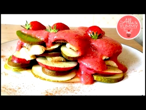 Fruit Breakfast Lasagna Recipe Raw Food Recipe - Сладкая фруктовая лазанья 