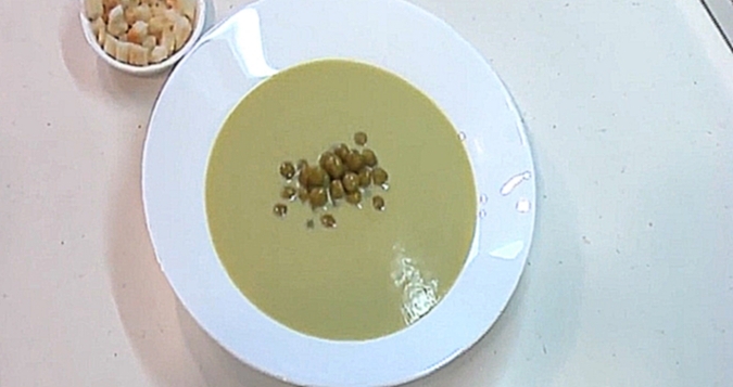 Суп-пюре из зеленого горошка видео рецепт. Книга о вкусной и здоровой пище 