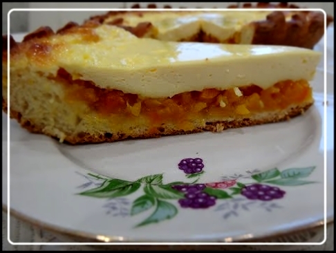 ДВУХСЛОЙНЫЙ СМЕТАННИК С КУРАГОЙ - Новый рецепт/еще вкуснее 