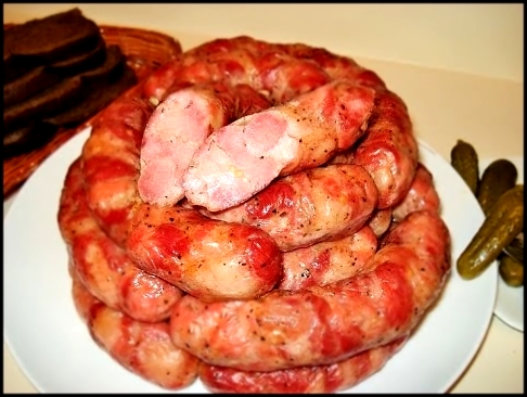 ДОМАШНЯЯ КОЛБАСА  Деревенская из свинины. Лучший рецепт. Homemade Sausage 
