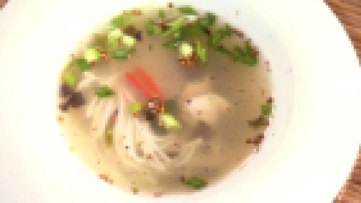 Рецепт острого куриного супа по-тайски 