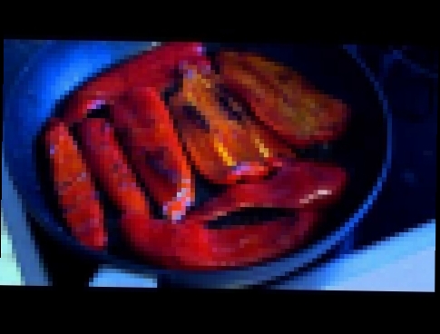 Вкусный жареный перец  на зиму видео рецепт. Закуска из болгарского перца 