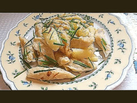 Галушки с картошкой. 