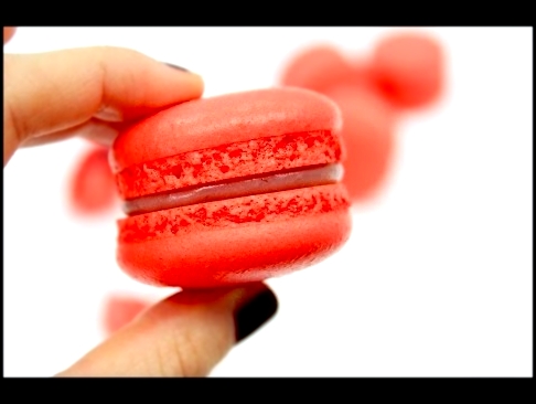 Макарон клубничный / Много нюансов и теории / Strawberry macarons 