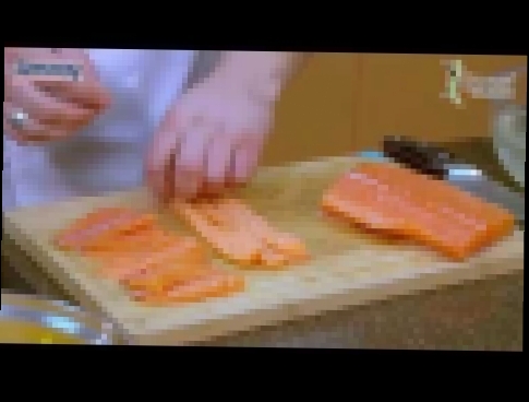 Рецепт с красной рыбой. Посуда iCook. Готовим дома 
