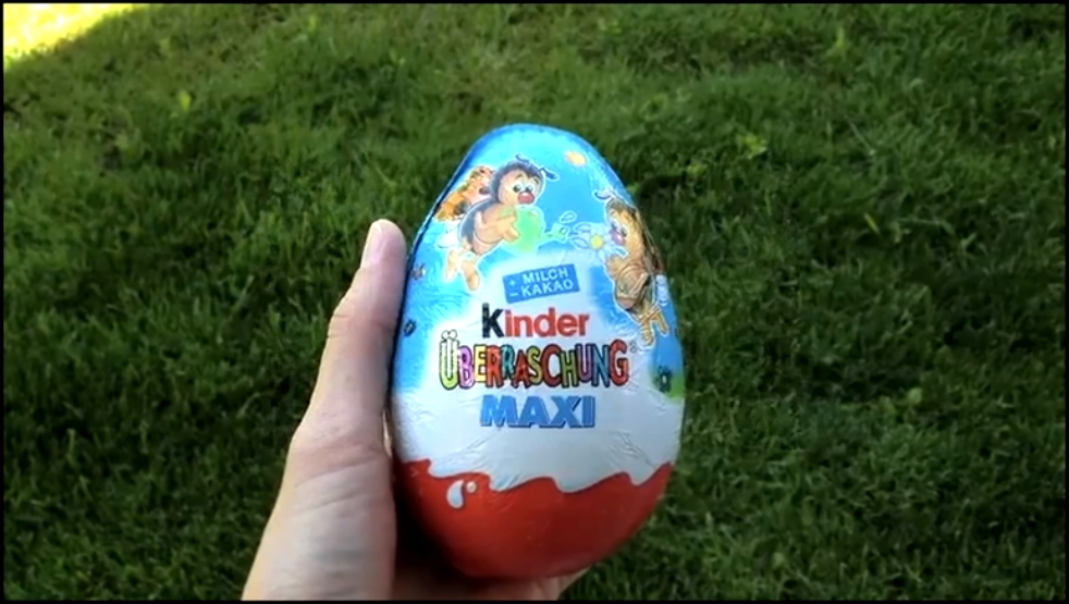 Большое Яйцо Киндер Сюрприз Макси Maxi Kinder Surprise Chocolate Egg - видеоклип на песню