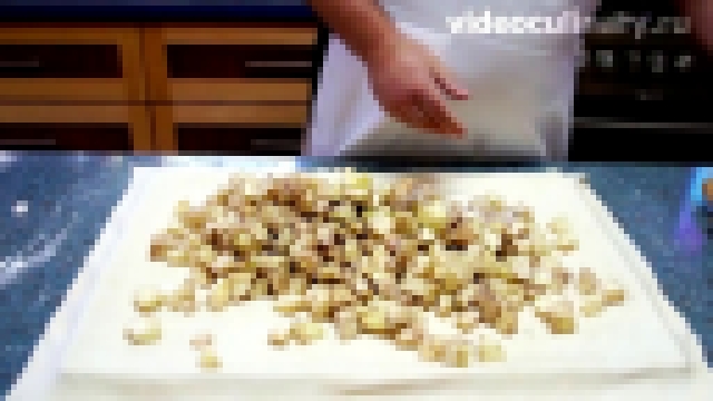 Как приготовить яблочный пирог из слоеного теста 