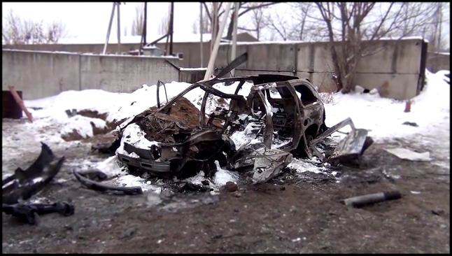 Снаряд ополченцев попал в автомобиль с бойцами батальона «Айдар» - видеоклип на песню