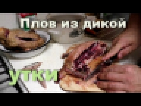 Рецепт. Плов из дикой утки, без масел. 