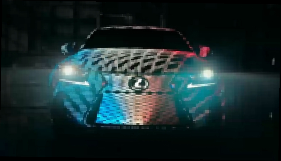 Lexus покрыла машину 42 тысячами светодиодов - видеоклип на песню