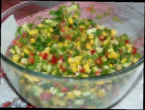 Постный салат быстрого приготовления "Радуга" Постные салаты рецепты.Салаты 