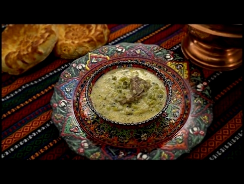 Турецкий йогуртовый суп с чесноком 