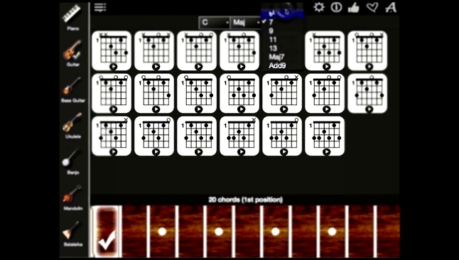 Аккордный Компас - как найти ВСЕ аккорды на Гитаре, Фортепиано, Укулеле, Бас Гитаре, Мандолине, Ба - видеоклип на песню