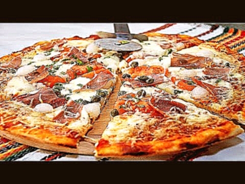 Как приготовить пиццу с сыром и беконом | How to cook a pizza with cheese and bacon 