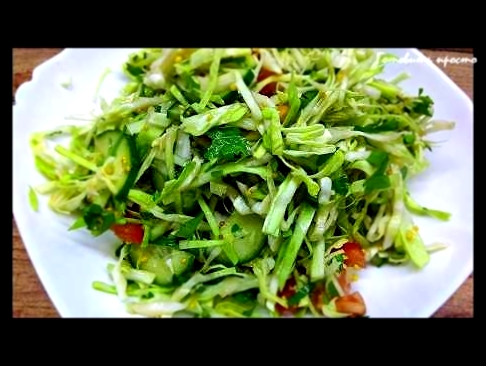 Весенний салат с чудо-заправкой - вкусный, полезный 