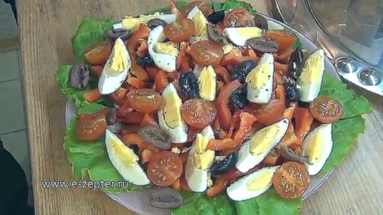 Салат из тунца и овощей / Tuna Salad with vegetables 