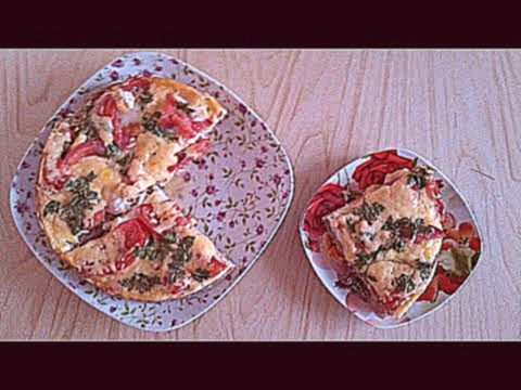 Диета! Пицца на тесте из овсянки 