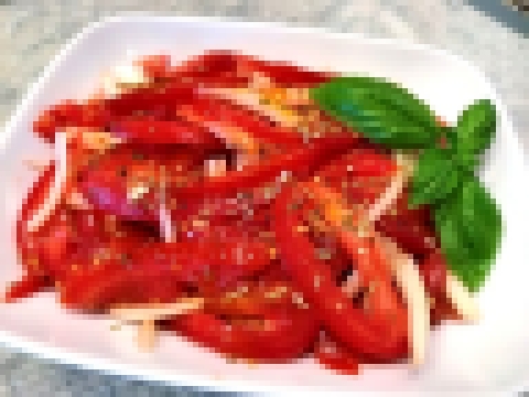 САЛАТ ИЗ ПОМИДОРОВ. Вкуснейший.  Простой рецепт. Tomato Salad. 