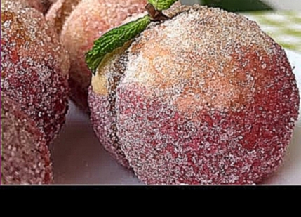 Пирожное "Персики" Вкус Далекого Детства:) | Peach Cookies Recipe, English Subtitles 