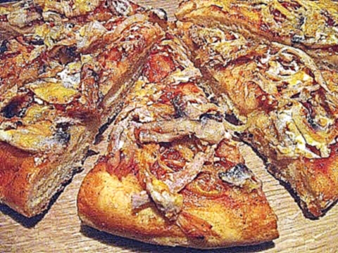 Вкуснейшая Пицца с курицей и грибами / Пошаговый рецепт 