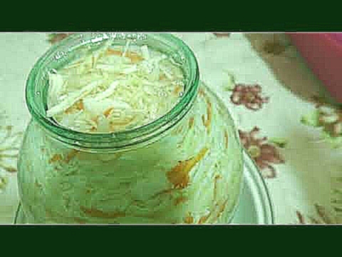 Вкусная хрустящая квашеная капуста 