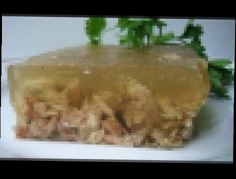 Как приготовить вкусный прозрачный холодец.  How to cook a delicious transparent jelly. 