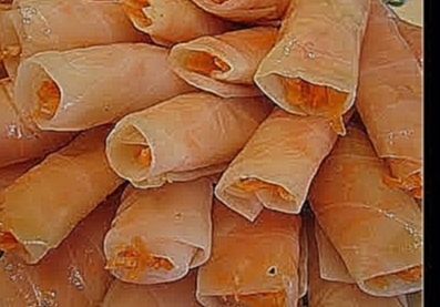 Рулетики из маринованной капусты с морковью 