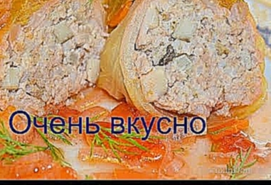 Голубцы с мясом Голубцы домашние вкусные Видео рецепт.Котлеты. 