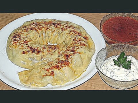 Ханум с мясом и тыквой. Орама с бараниной и тыквой. 