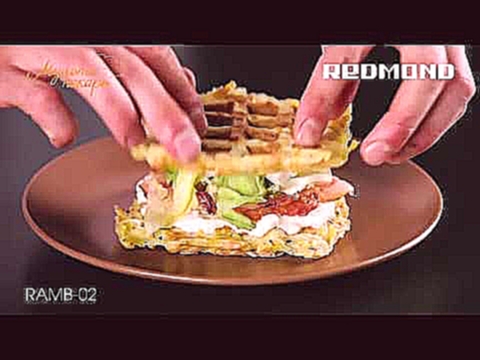 Мультипекарь, сменная панель RAMB 02, вкусные картофельные драники, рецепт для мультипекаря REDMOND 