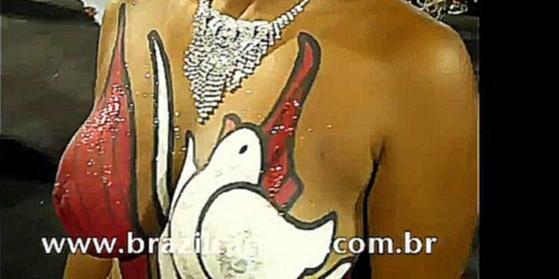 Мастер-класс от обнаженной девушки на бразильском карнавале - видеоклип на песню