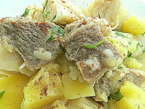 Штрудли с картошкой и мясом 