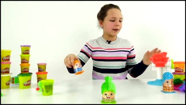 Моя профессия - парикмахер  Play Doh. Лучшая подружка Настя. Видео для детей. - видеоклип на песню