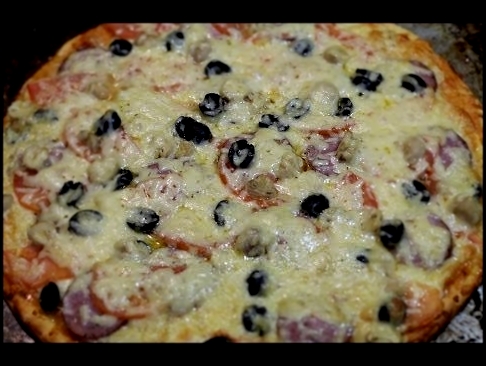 Рецепт вкусной пиццы pizza 